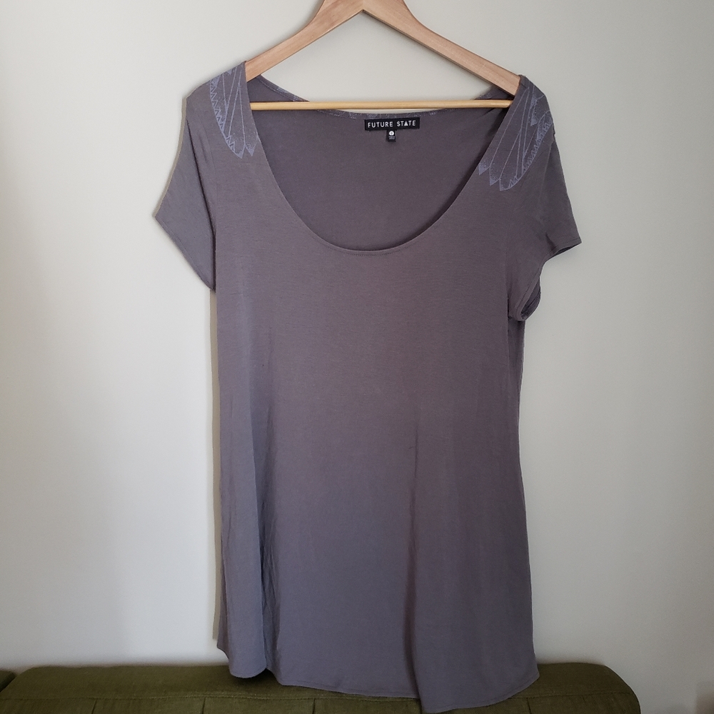 Split back top-Urban Outfitters